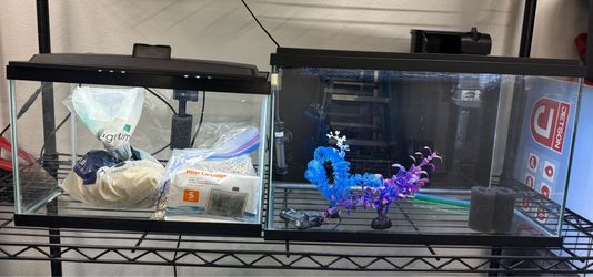5 Gallon & 10 Gallon Aquariums - Complete Setups