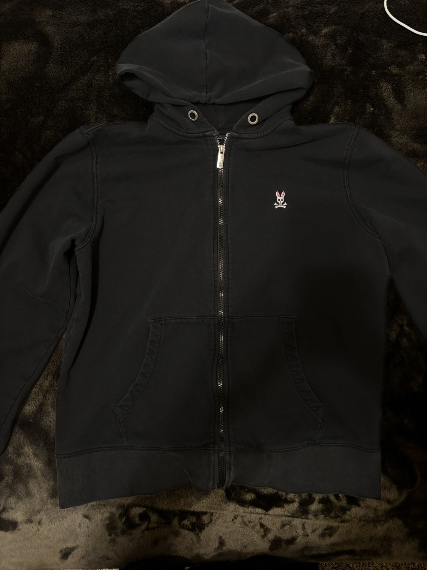 Mens Psycho Bunny Zip-up hoodie