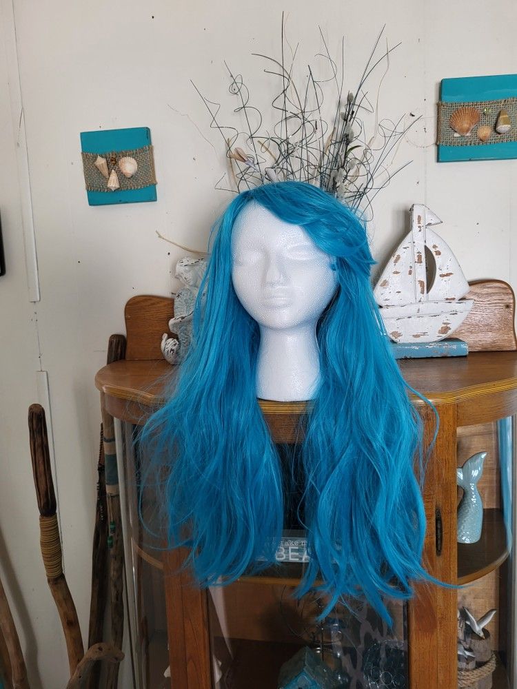 Turquoise Wig