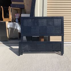 🌹BLACK COLOR BEDROOM  SET: QUEEN SIZE BED FRAME, DRESSER,MIRROR , NIGHTSTAND -SOLID WOOD 🌹