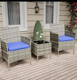 3 pieces patio set
