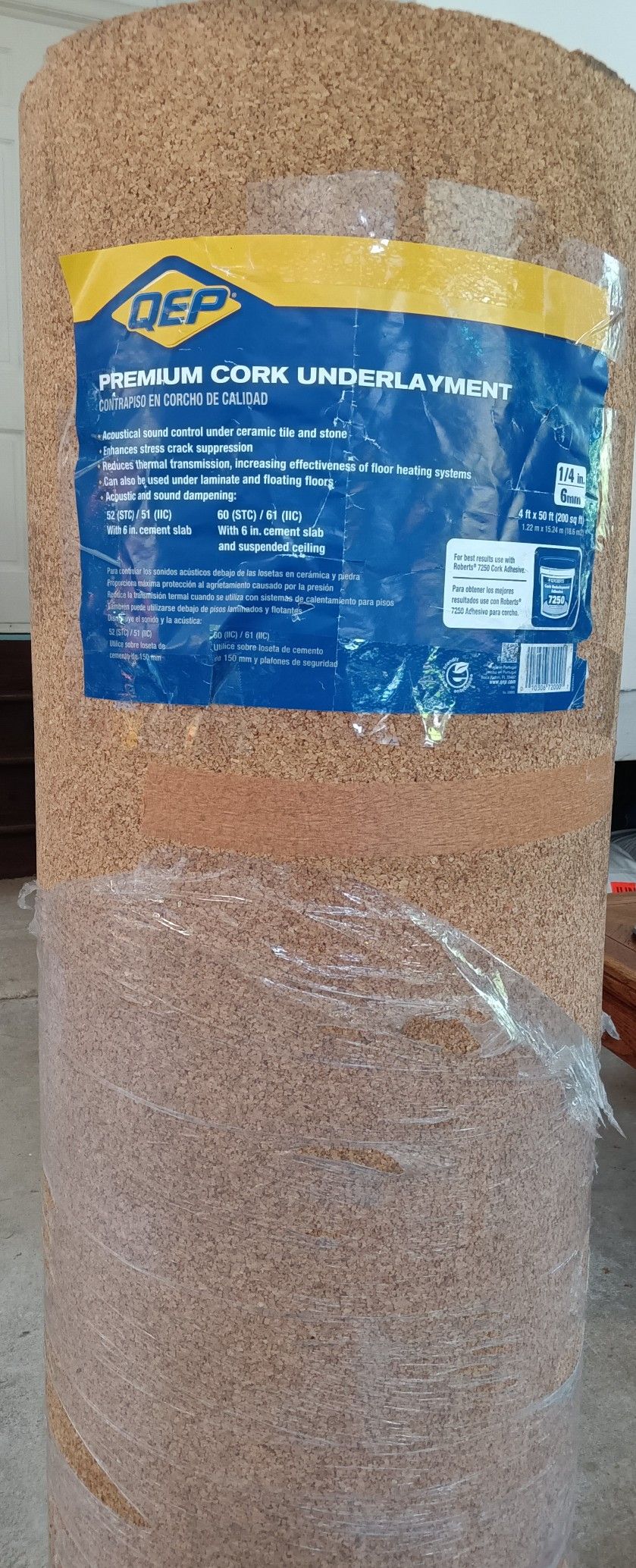 QEP Premium Cork Underlayment
