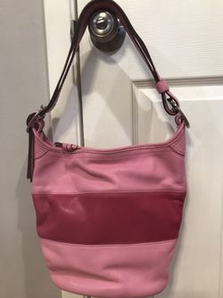 Pink Leather Authentic COACH PURSE