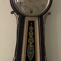 Antique New Haven Banjo Electric Clock