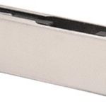 CRL Brushed Stainless Top or Bottom Patch Fitting - Less Insert