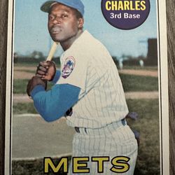 1969 MLB Topps #245 Ed Charles New York Mets Baseball Card