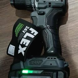 Drill Flex 24v With Battery An Charger 
