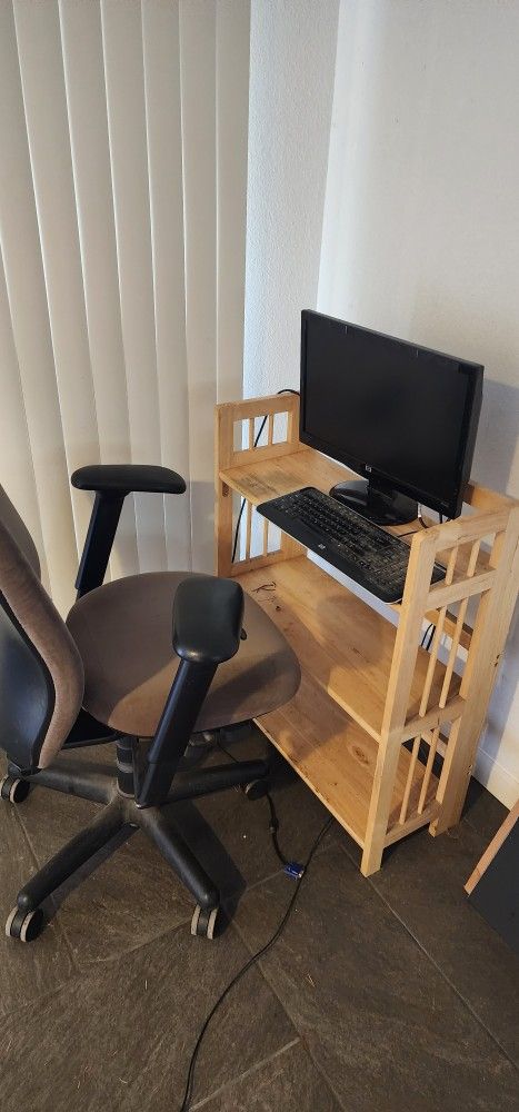 Office Chair Shelf And Screen