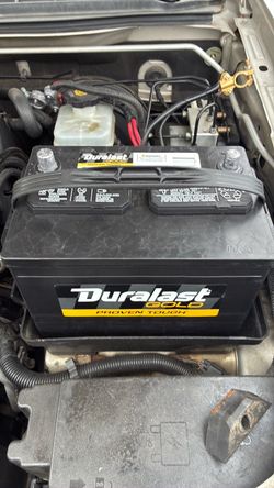 Brand new duralast car battery
