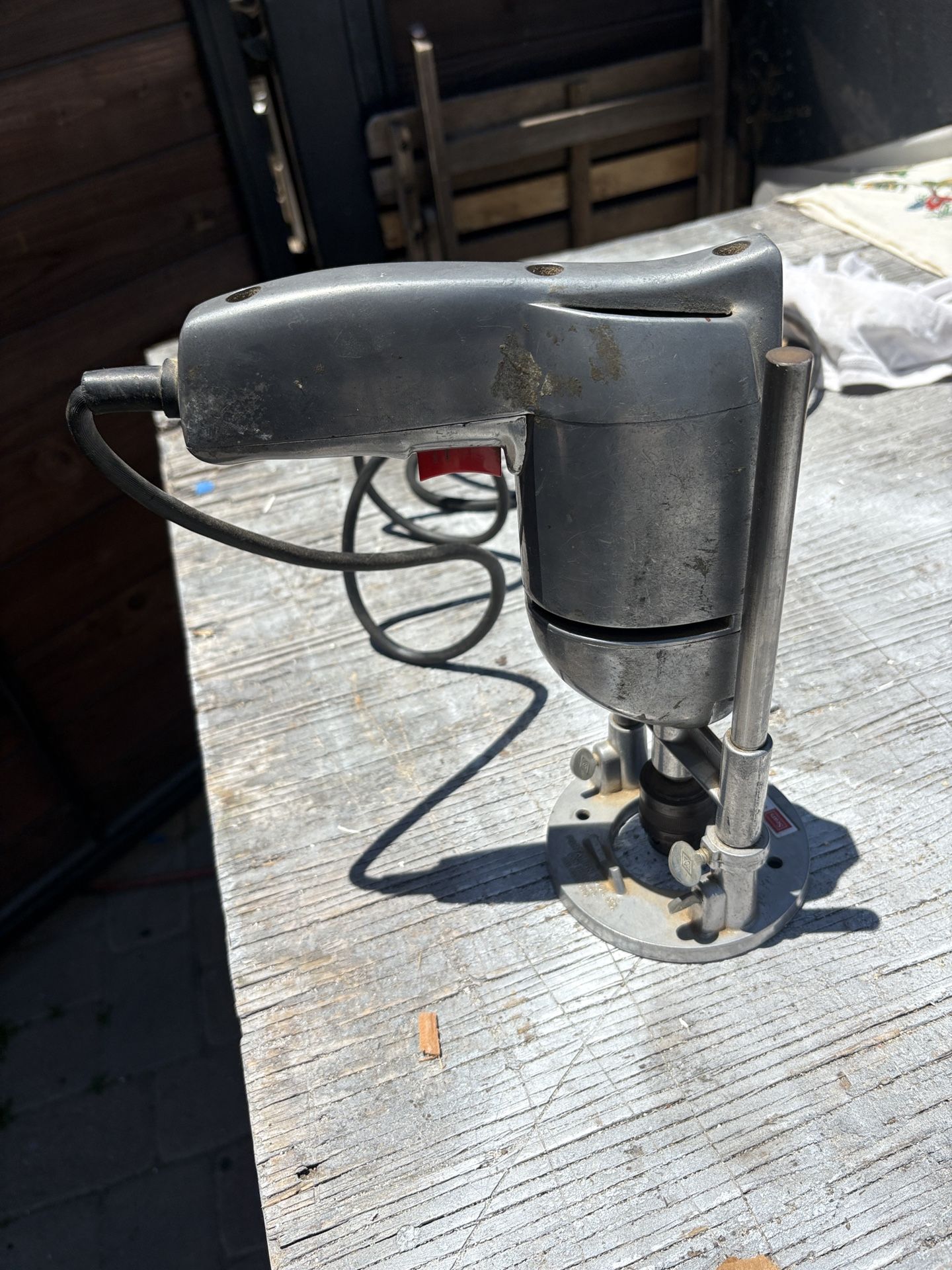 Vintage Craftsman 3/8” Variable Speed Reversing Drill with Router Base – Made in USA – $40