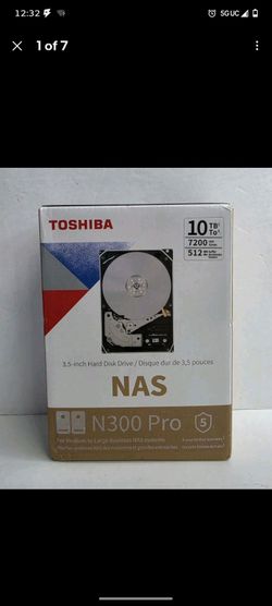 Toshiba N300 Pro 10TB NAS Hard Drive (brafcmll  ***(Brand New)***