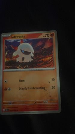 Larvesta Pokémon Trading Card