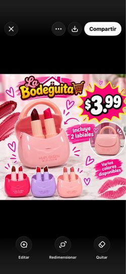 Hues Queen Lip Stick Set with Handbag Case