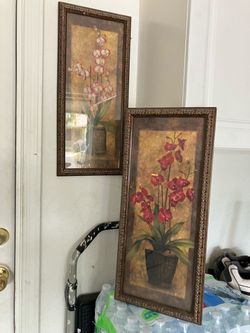 Flower pitchers with frames