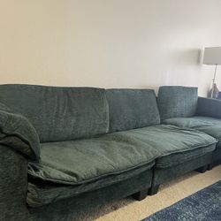 BRAND NEW GREEN COUCH 