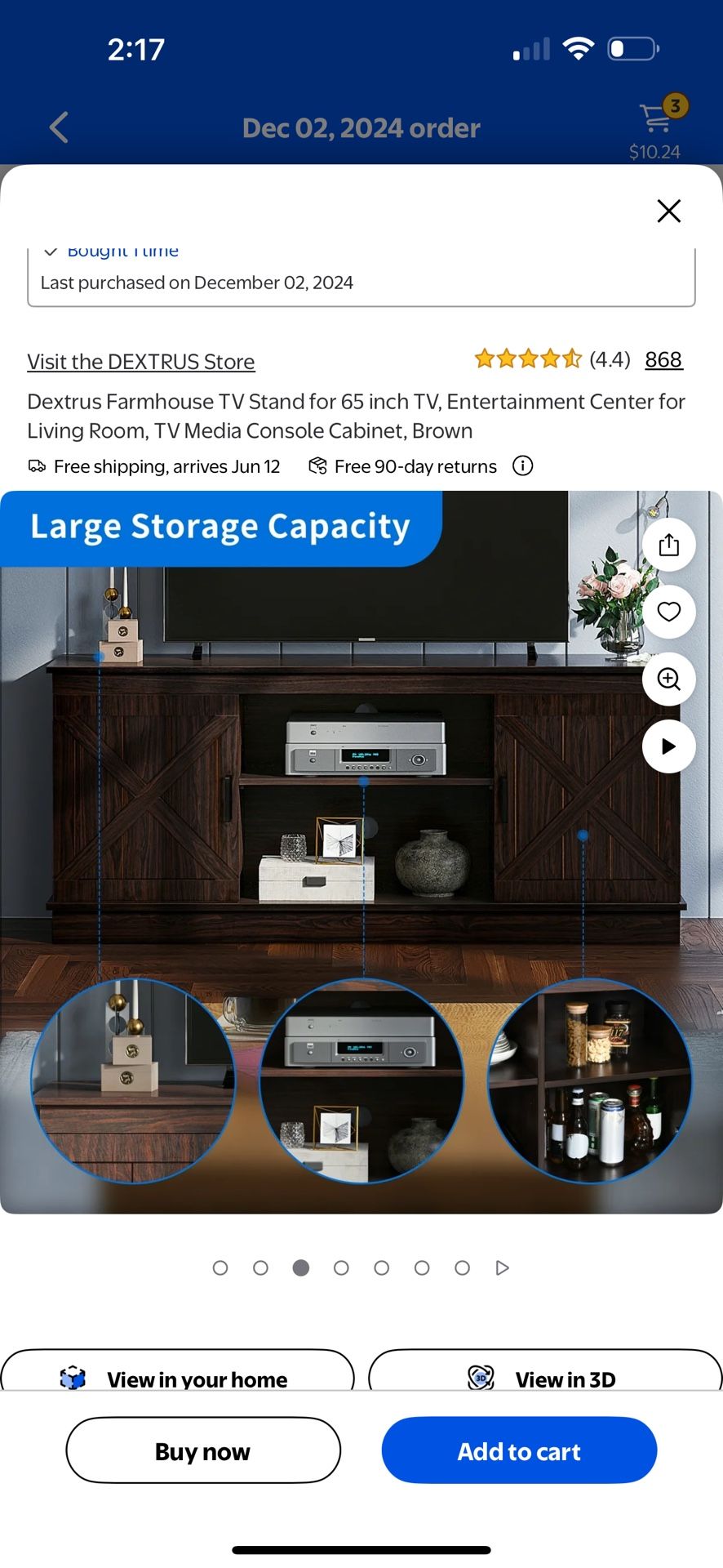 65 Inch TV stand