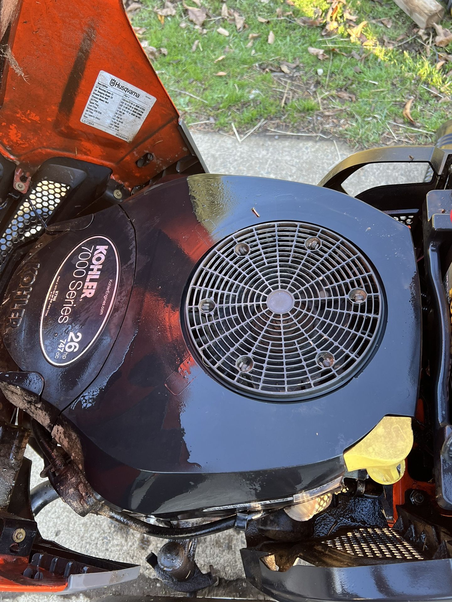 Husqvarna Riding Mower 54 Inch Deck 