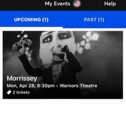 Morissey Tickets 
