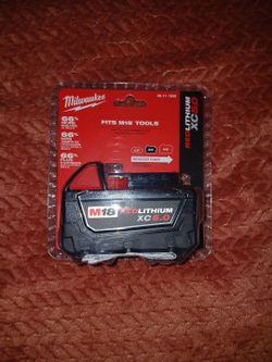 Milwaukee m18 Redlithium XC5.0 battery
