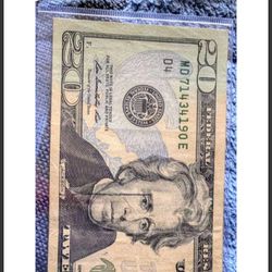 $20 Bill (Ink Error)