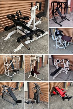 Fitness / Commercial/Home Gym Equipment- Leg Press Squat RackChest Press Bicep Curl Smith Machine