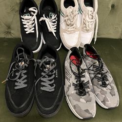 Emerica Skateboard Shoes LOT (4) USED 9.5 Size