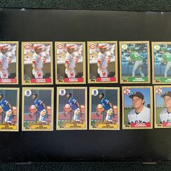 1987 Topps Star & HOF Player Rookie Cards
