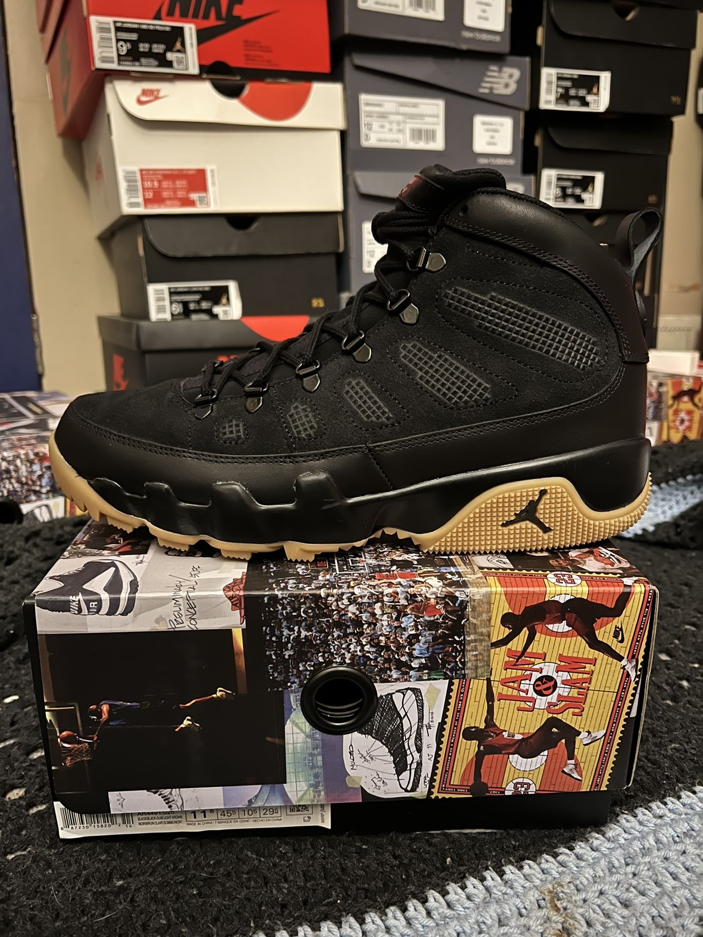Jordan 9 Gum Boot size 11.5