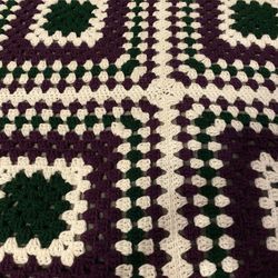 Crocheted blanket