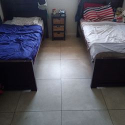 Twin Beds For Sale (not The Mattress ) 