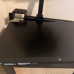 Monitor Mount And 24”HP Monitor