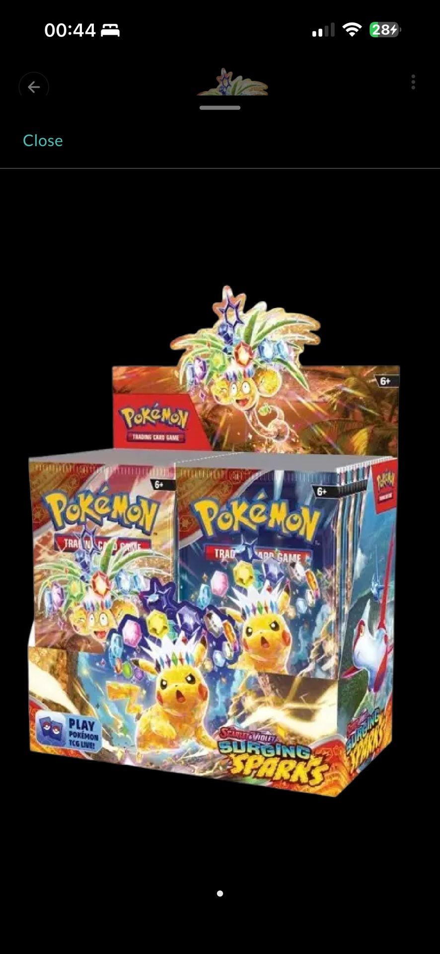 Pokemon Cards Surging Sparks Booster Box
