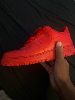 Red Airforce 1 Size 8