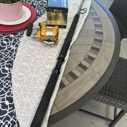 Big Bluefin Tuna Fishing Combo Calstar Penn