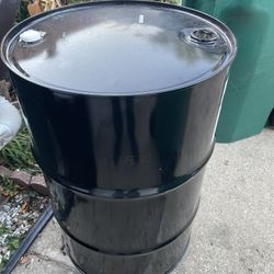 Empty 54gallon steel drum