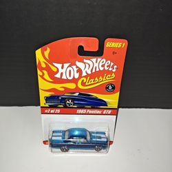 Hot Wheels 65 1965 Pontiac GTO Classics Car #2 of 25 Series 1 Aqua Spectraflame