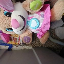 Fisher-Price Laugh & Learn Smart Stages Puppy interactive plush toys 