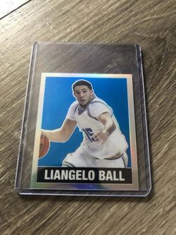 2018 Leaf Original Metal '48 Mini LiAngelo Ball #37 Purple 17/20 Basketball Card