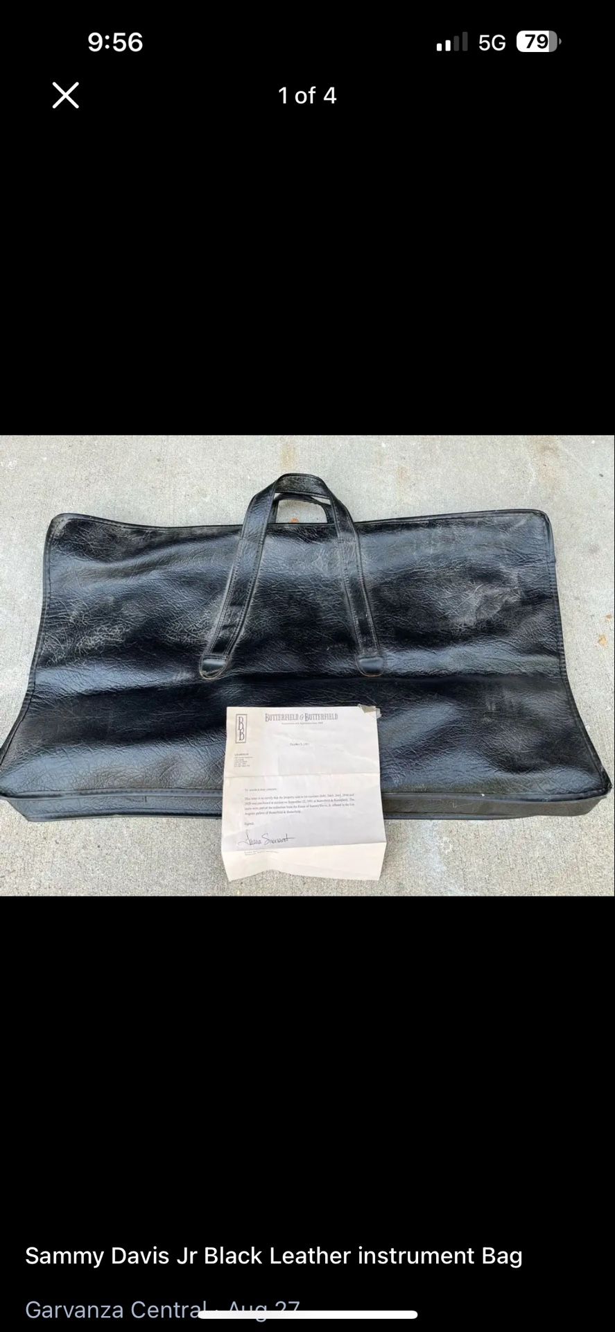 Sammy Davis Original Instrument Bag