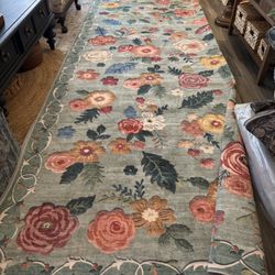 palohom-9’ X 12’ Grain Floral Area Rug