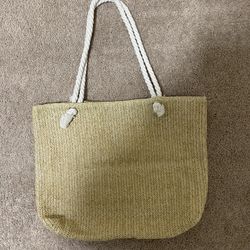 Small Straw Beach Bag