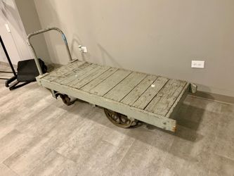 Vintage wood dolly