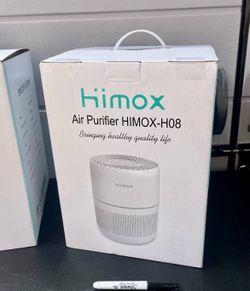 HIMOX Air Purifier H13 True HEPA Remove 99.97% Smoke Pet Dander H08 - White• Retails $99.99