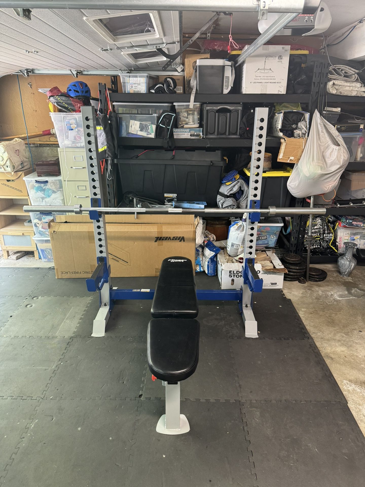 Bench Press, Barbell, Weight Set