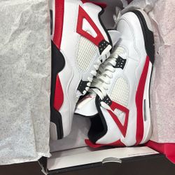 Worn Once Jordan 4 Red Cement With Box Size 11M 