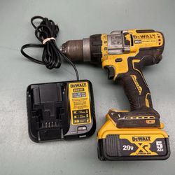 Dewalt Dcd999 3 Speed H As mmer Drill Kit 5ah Battery And Charger