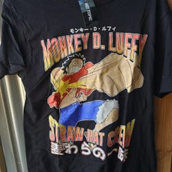 One Piece MONKEY D. Luffy Punch T-Shirt Brand New With  Hot Topic TAG Attached