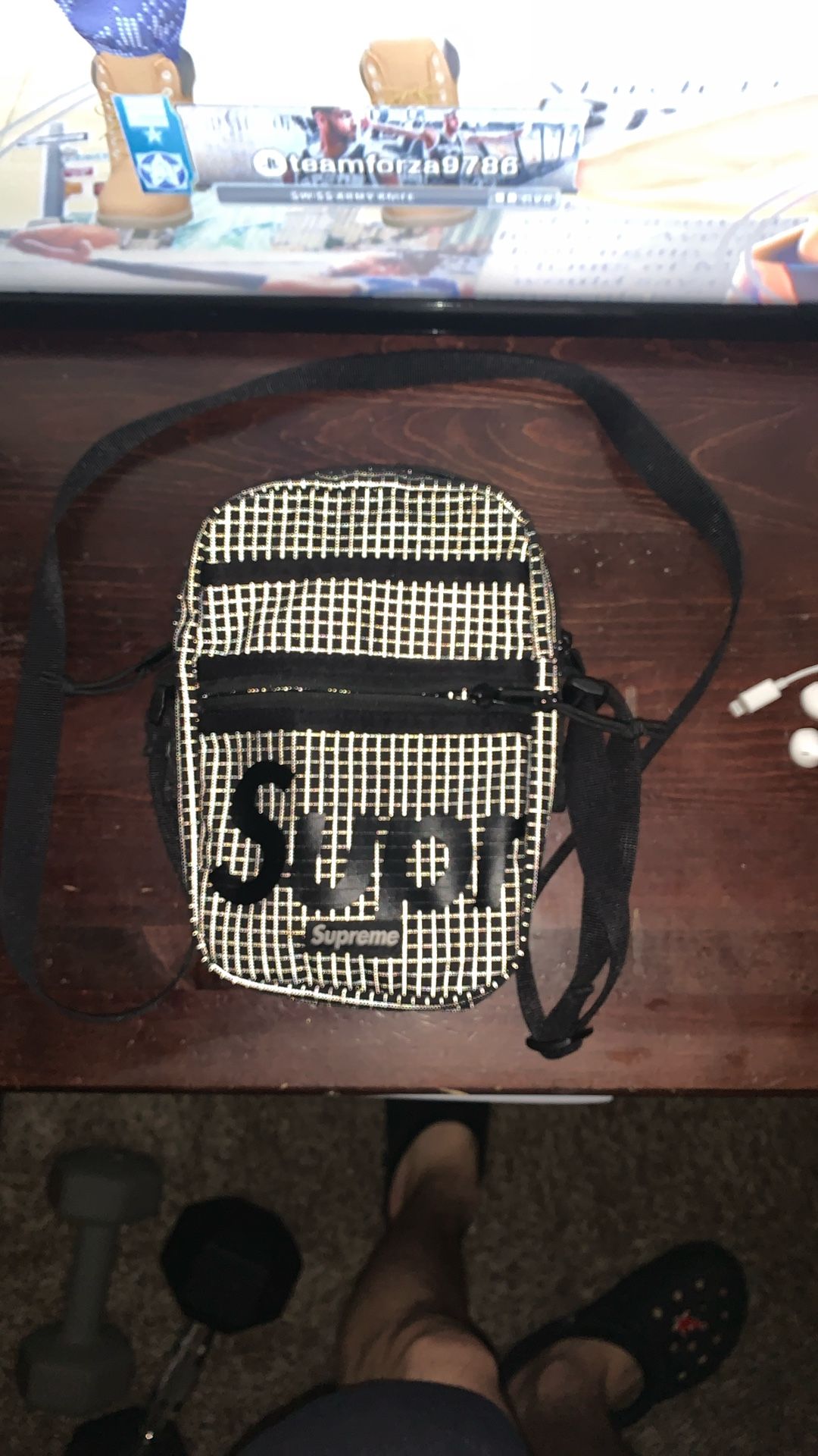 Supreme Reflective side bag