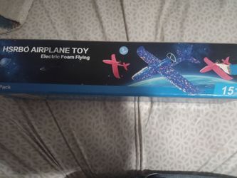 HSRBO Electric Foam Flying Airplane Toy