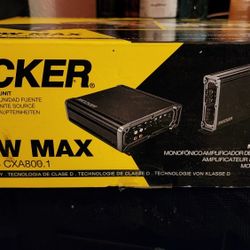 Low Profile Subwoofer and Amplifier 